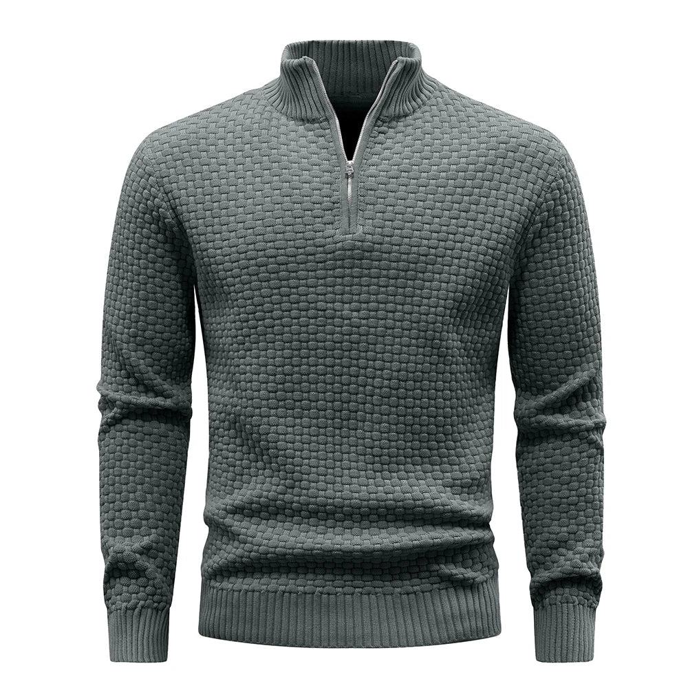 Quarter Zip Polo Sweaters