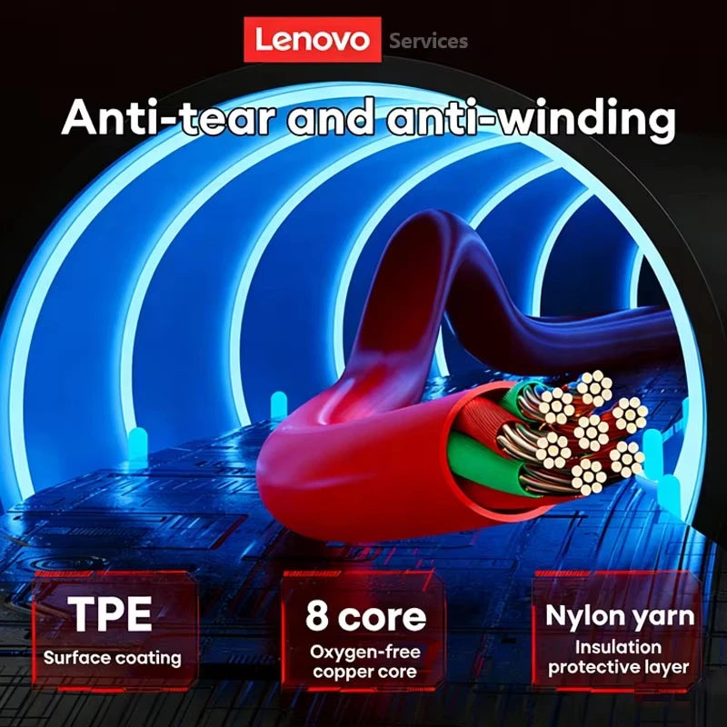 Lenovo YF38 In-Ear Wired Gaming Headphones with Mic & Inline Control