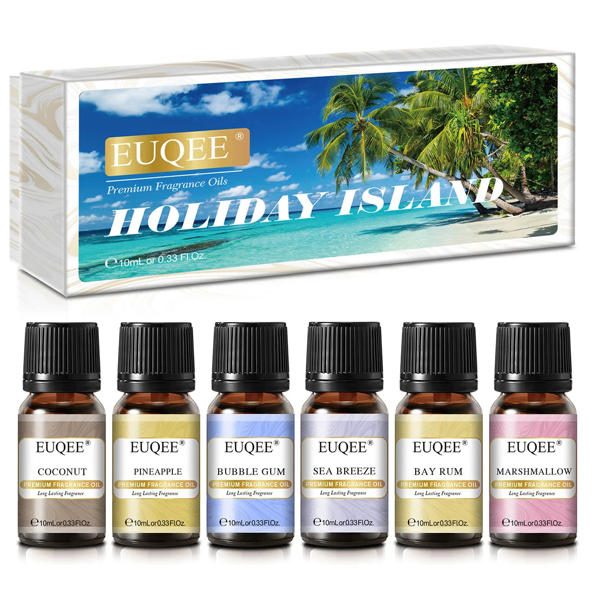 EUQEE 6pcs Fragrance Oils Set 10ml