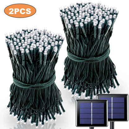 Outdoor Solar String Lights (100 LED / 8 Lighting Modes)