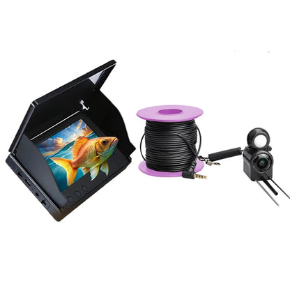 220° Fish Finder Night Vision Waterproof Underwater Fishing Camera 4.3 Inch IPS Monitor
