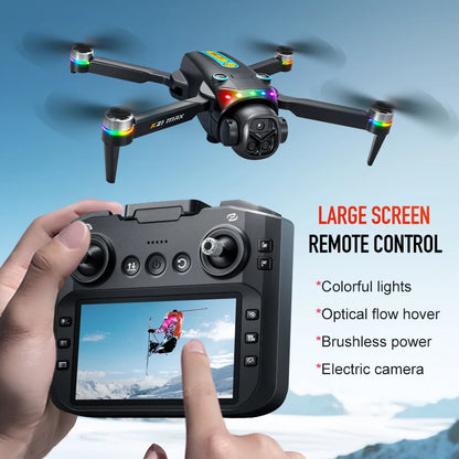 ZNLYRION K21MAX Foldable RC Drone with Screen Remote Control