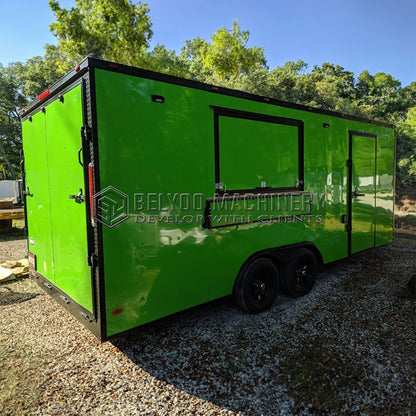 Food Trailer With Cooking Equipment Taco Bbq Mobile Food Cart for Sale Europe