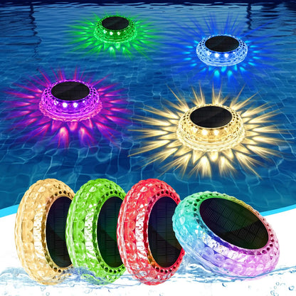 Solar Floating Pool Lights (2-Pack)
