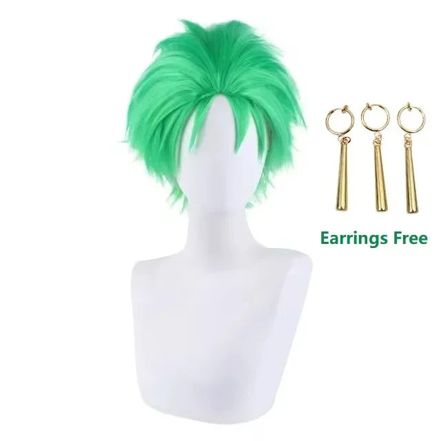 Green Roronoa Zoro Kimono Anime Cosplay Costume Set