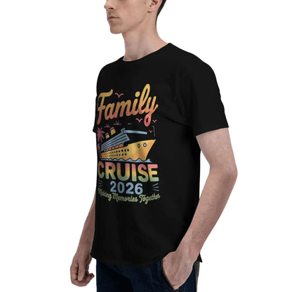 Summer Family Cruise 2026 Cotton T-Shirt – Matching Memories Vacation Tee