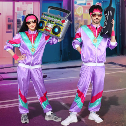 Retro 80s/90s Tracksuit Costume Set