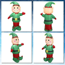 5FT Inflatable Christmas Elf Boy with Built in LED Lights