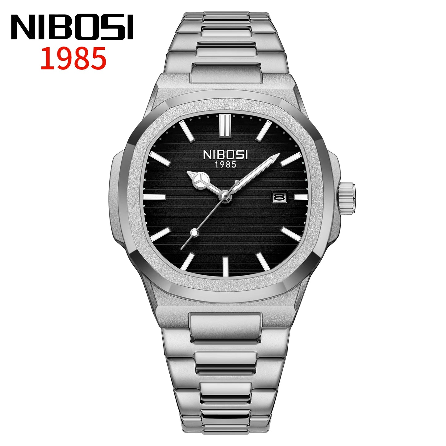 NIBOSI Stainless Steel Quartz Watch