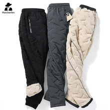 Winter Down Cotton Waterproof Zipper Pocket Joggers