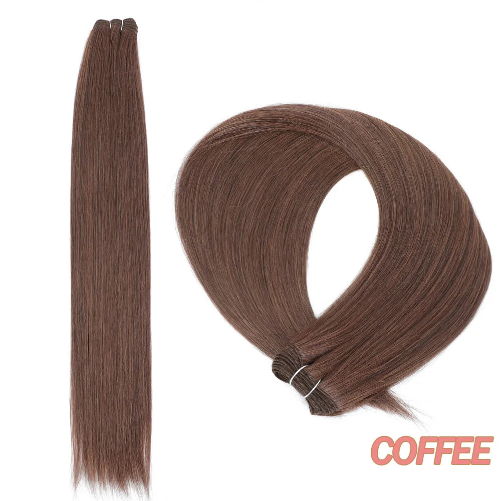 Bone Straight Synthetic Hair Bundles