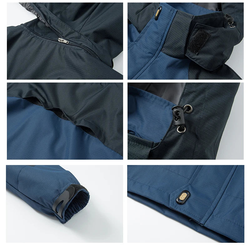 Men's Lightweight Waterproof Rain Jacket 5000mm Windbreaker