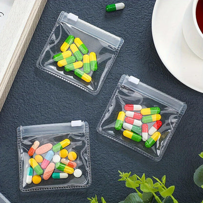 Small Pill/Jewelry Zippered Storage Bags