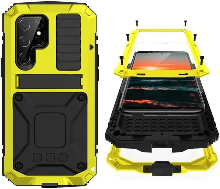 Heavy Duty Aluminum Metal Armor Phone Case For Samsung