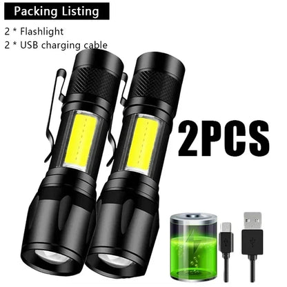 High-Power LED Rechargeable Tactical Flashlight