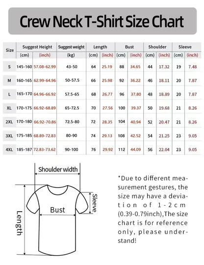 Women’s Spring/Summer Luxury Graphic T-Shirt – Casual Short Sleeve O-Neck Top