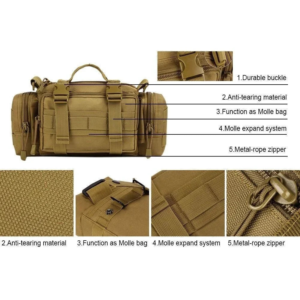 Crossbody Tactical Look Bag