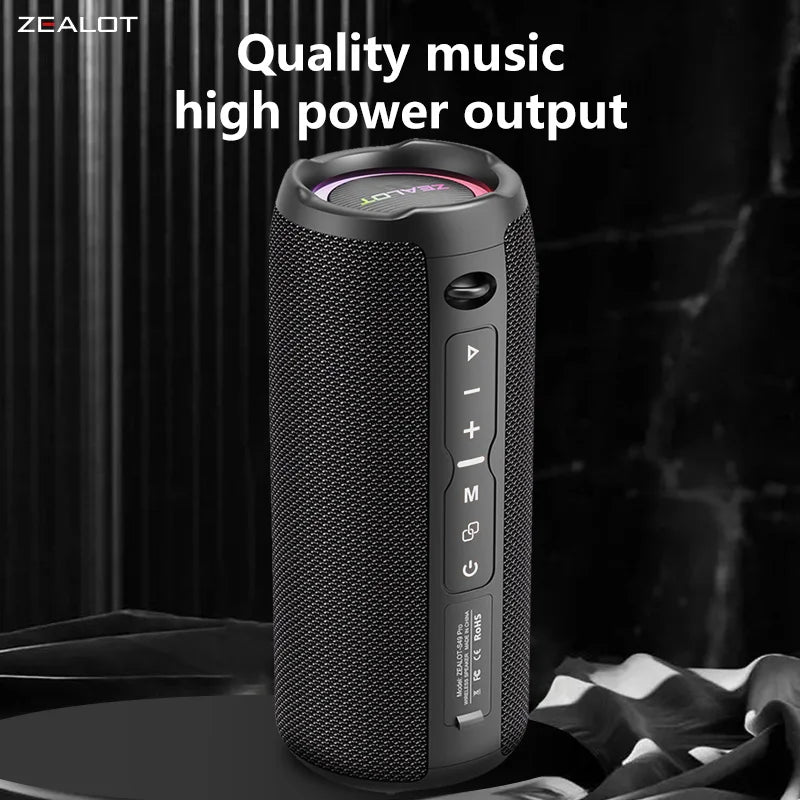 Zealot S49 Pro 20W Portable Bluetooth Speaker with RGB Light