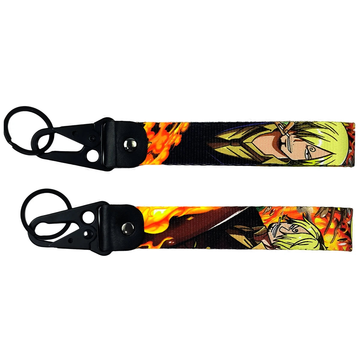 One Piece Anime Eagle Beak Keychain Lanyard & Badge Holder