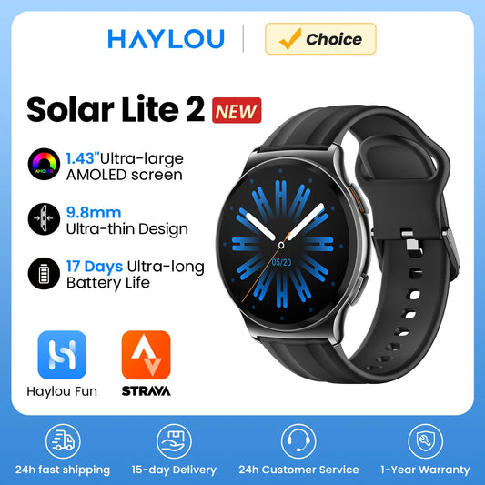 HAYLOU Solar Lite 2 AMOLED Smartwatch