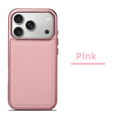 Electroplated Lychee Grain Phone Case