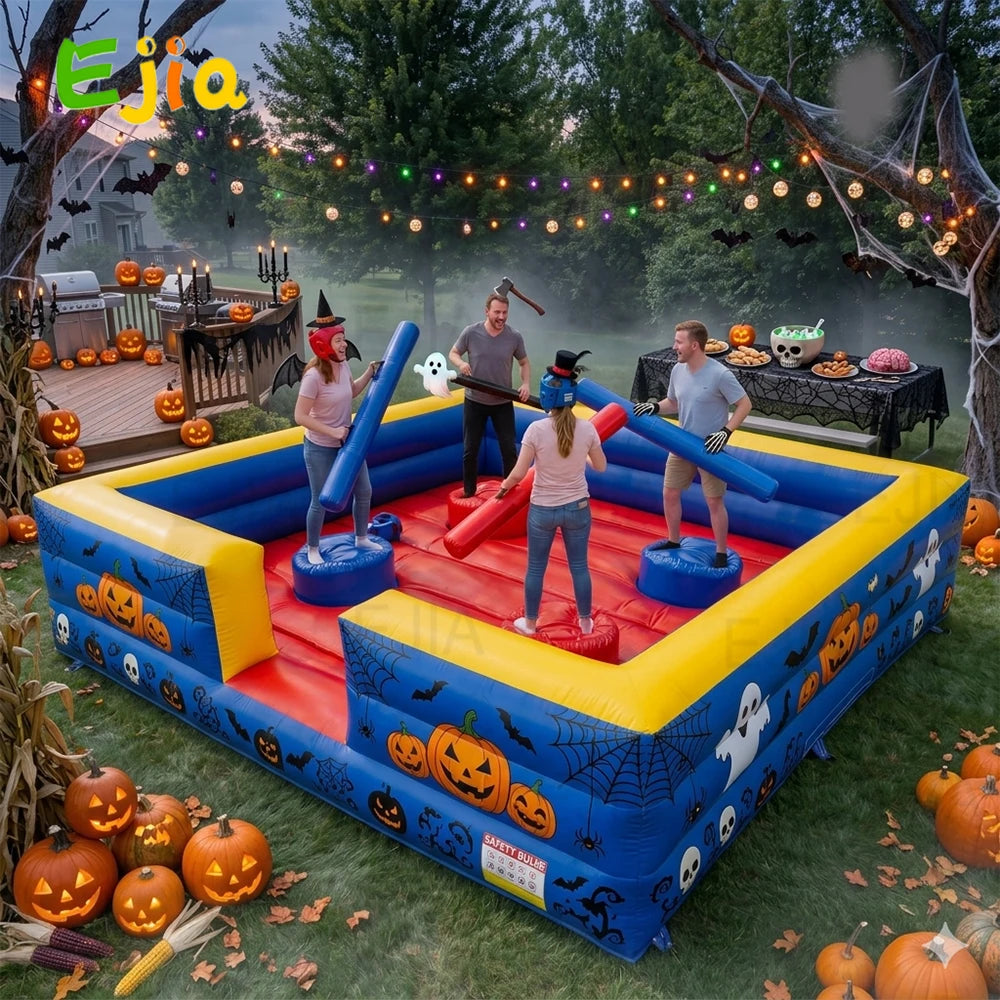 13x13ft Inflatable Gladiator Jousting Arena Party Game Set