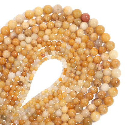 Natural Stone Jade Loose Spacer Beads for DIY Jewelry