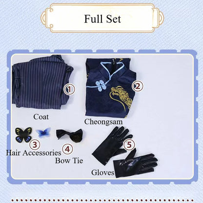 Women's Blue Archive Kisaki Cosplay Cheongsam Qipao Set
