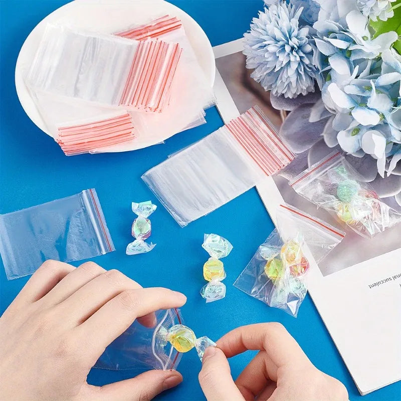 Multi-pack Self Sealed Small Zipper Storage Bags