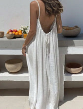 Loose Backless Summer Dress