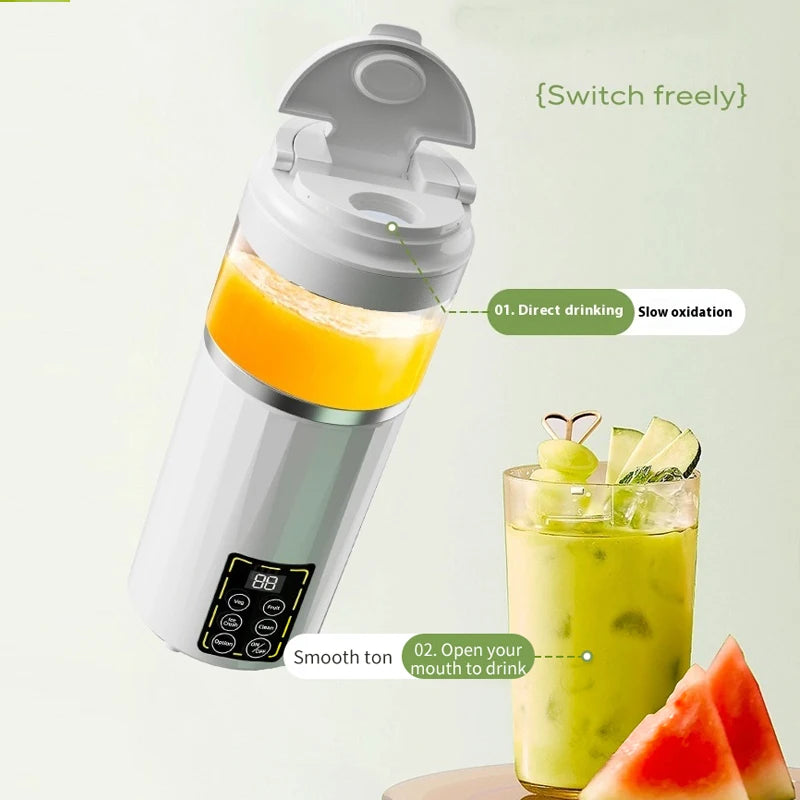 Portable USB Rechargeable Electric Blender & Juicer