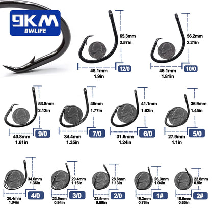 Strong Offset Wide Gap Circle Hooks