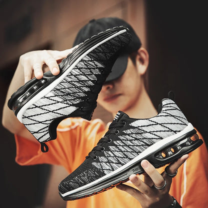 AIRAVATA Unisex Breathable Cushioning Running Shoes