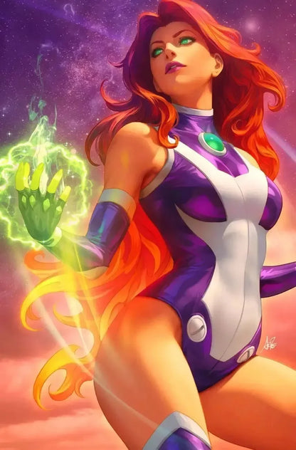 Women's Star Fire Cosplay Jumpsuit Costume