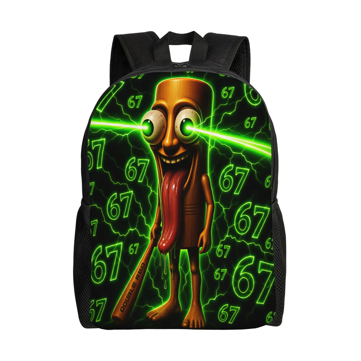 Tung Tung Tung Sahur Meme Backpack - Lightweight Novelty High School & Travel Rucksack
