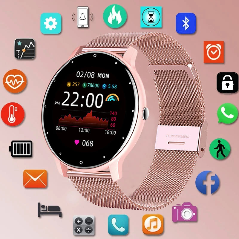 LIGE Waterproof Bluetooth Call Smartwatch for Men & Women
