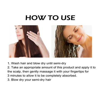 OUHOE Black Organic Castor Oil Moisturize Hair Growth Serum