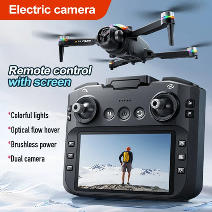 ZNLYRION K21MAX Foldable RC Drone with Screen Remote Control