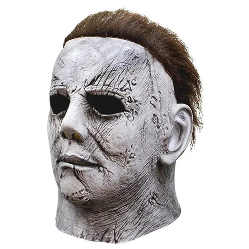 Realistic Michael Myers Horror Mask - Premium Halloween Cosplay Prop