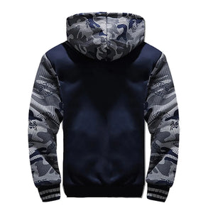 Thick Fleece Hooded Coat