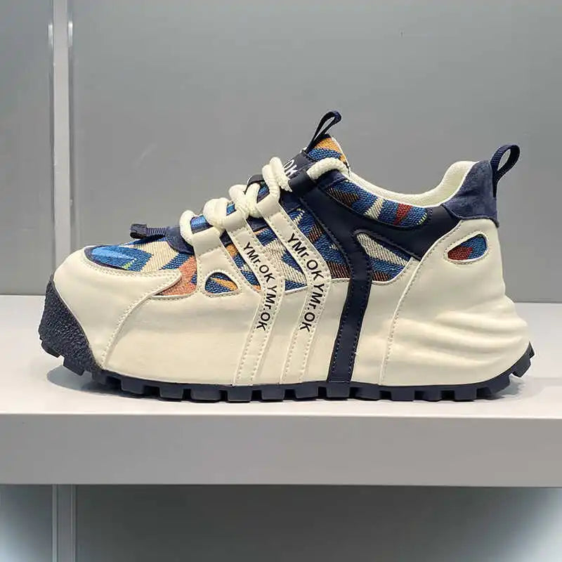 Men's Chunky Platform Casual Sneakers