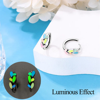 925 Sterling Silver Dancing Bee Hoop Earrings – Cute Enamel Zircon Jewelry