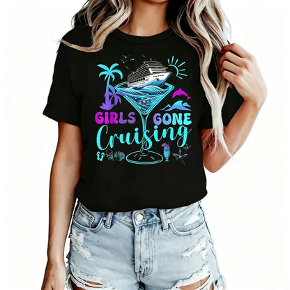 Girls Gone Cruising Women's Graphic T-Shirt