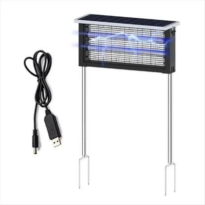 Solar-Powered UV Outdoor Mosquito & Bug Zapper