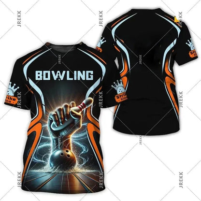 Men's Custom Name Bowling T-Shirt