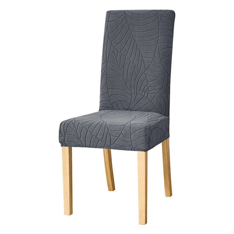 Universal Waterproof Stretch Jacquard Dining Chair Covers – Elastic Spandex Slipcover Seat Protector