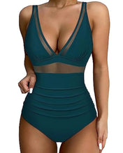 Solid One-piece Swimsuit