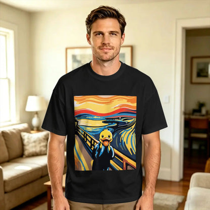 Men’s 100% Cotton Oversized Streetwear T-Shirt – Casual Summer Crewneck Tee