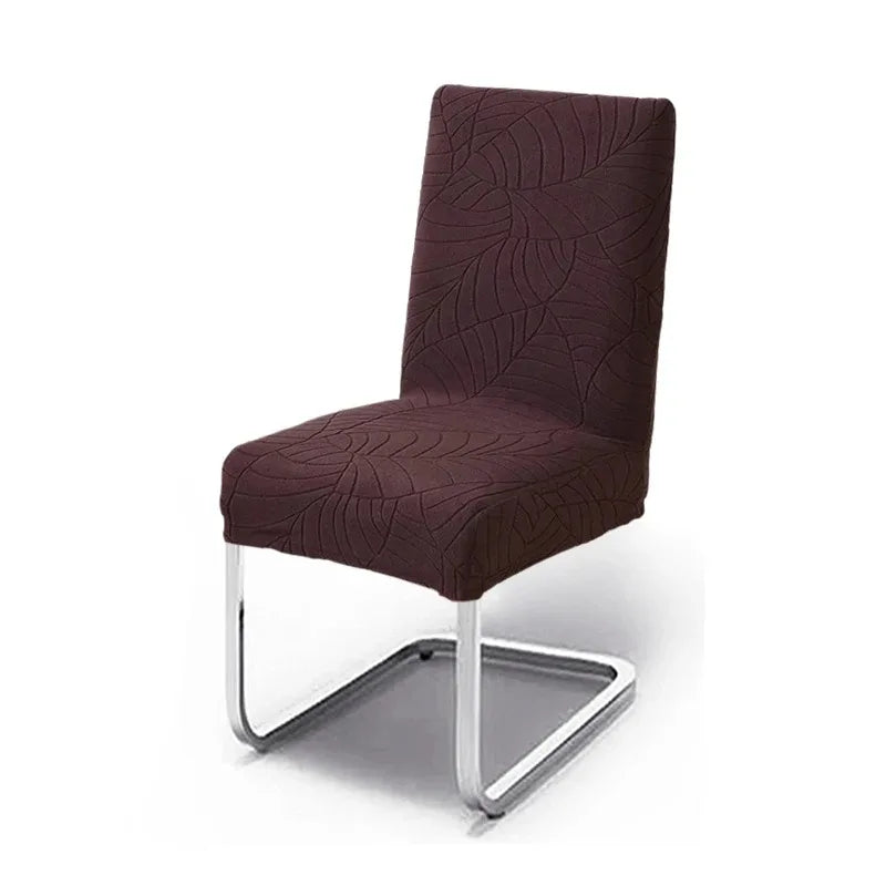Stretch Jacquard Dining Chair Covers – Universal Spandex Slipcover Seat Protector