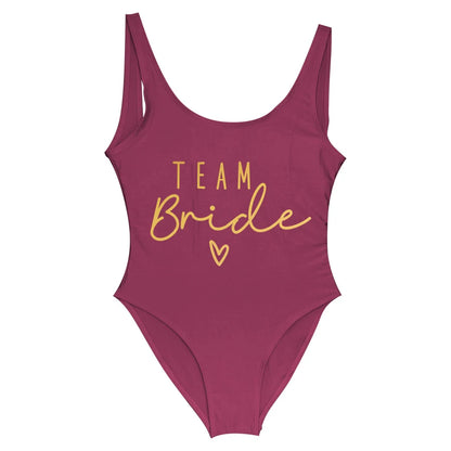 Team Bride One-Piece Swimsuit